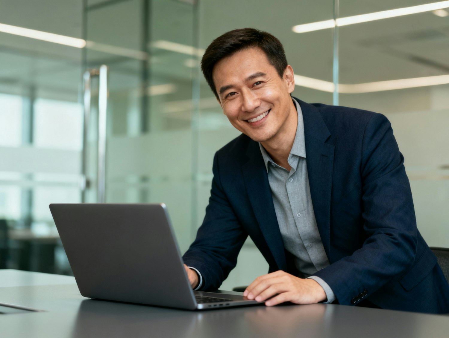 A sales professional engages in a deep, strategic conversation with a client, demonstrating the irreplaceable human touch in complex deal-making.